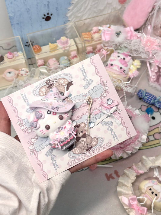 Kawaii Cat Squishy Set | Lavender & Pink | Slow Rising